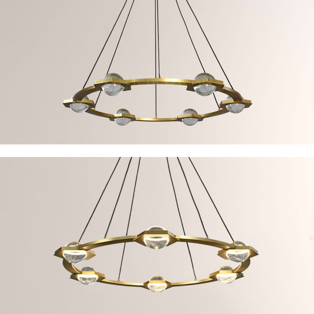 Planet Round Chandelier 48" - thebelacan