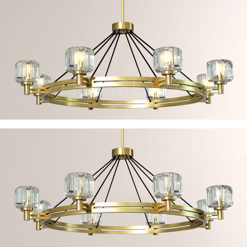 Sebendek Round Chandelier 48" - thebelacan