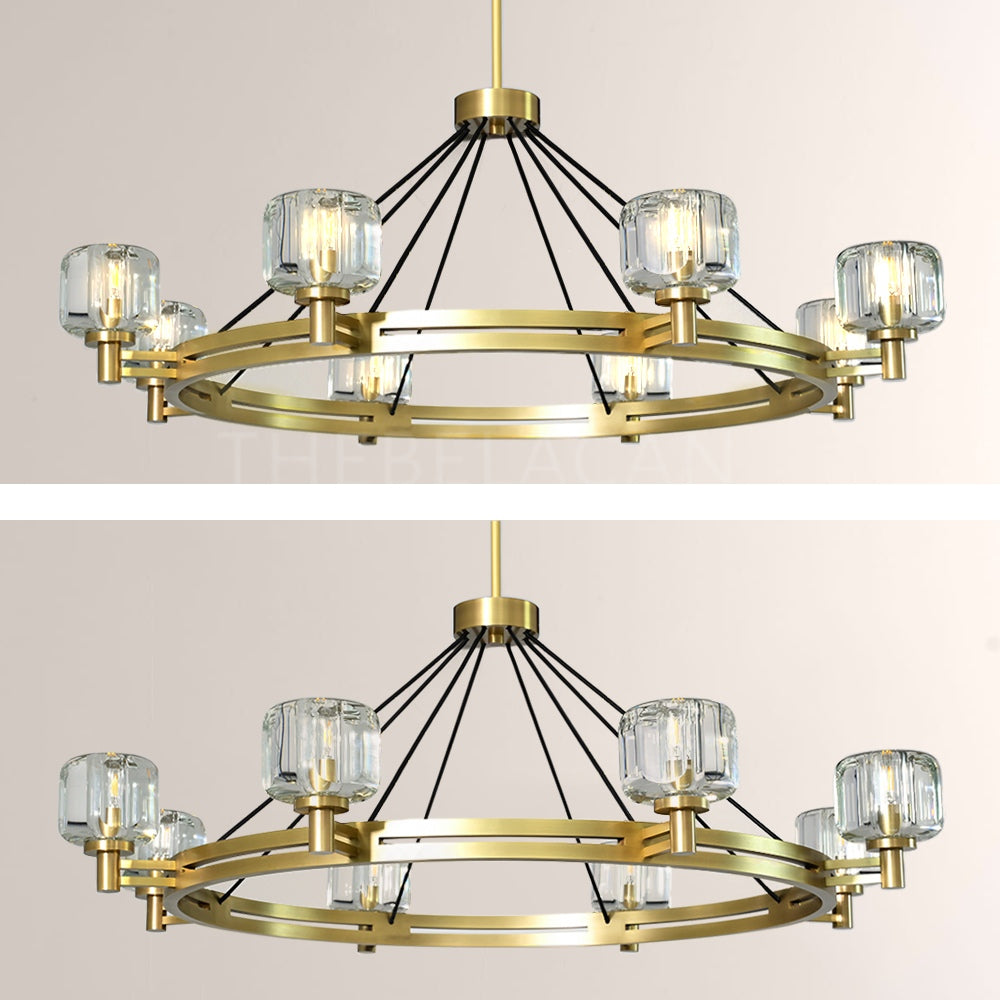Sebendek Round Chandelier 60" - thebelacan