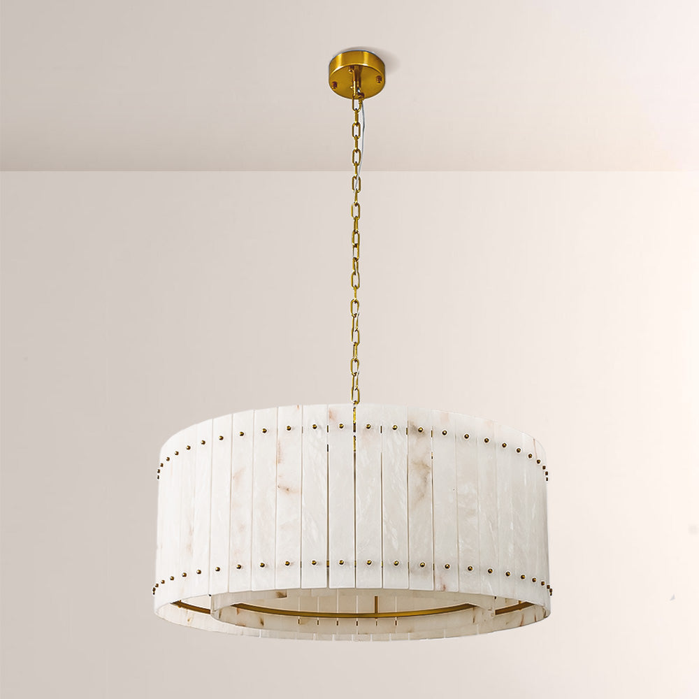 San Marco Alabaster Round Chandelier - thebelacan