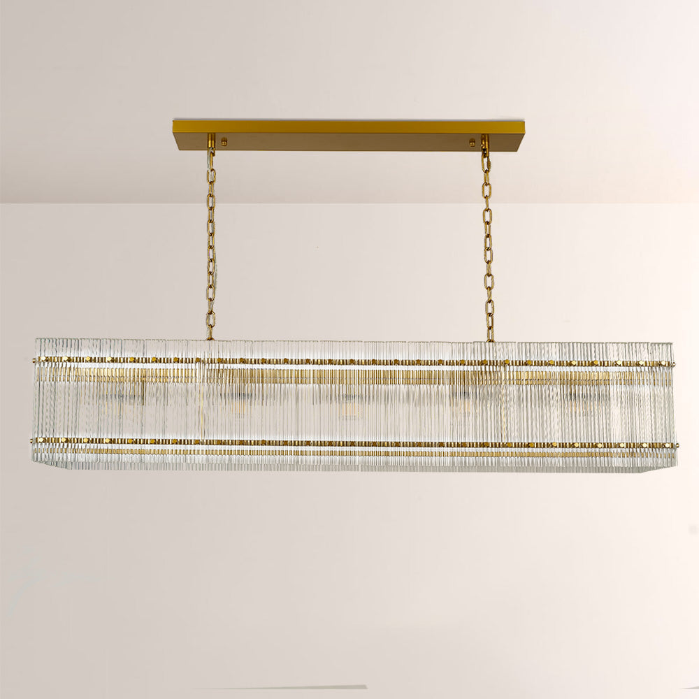 San Marco Rectangular Chandelier 54" - thebelacan