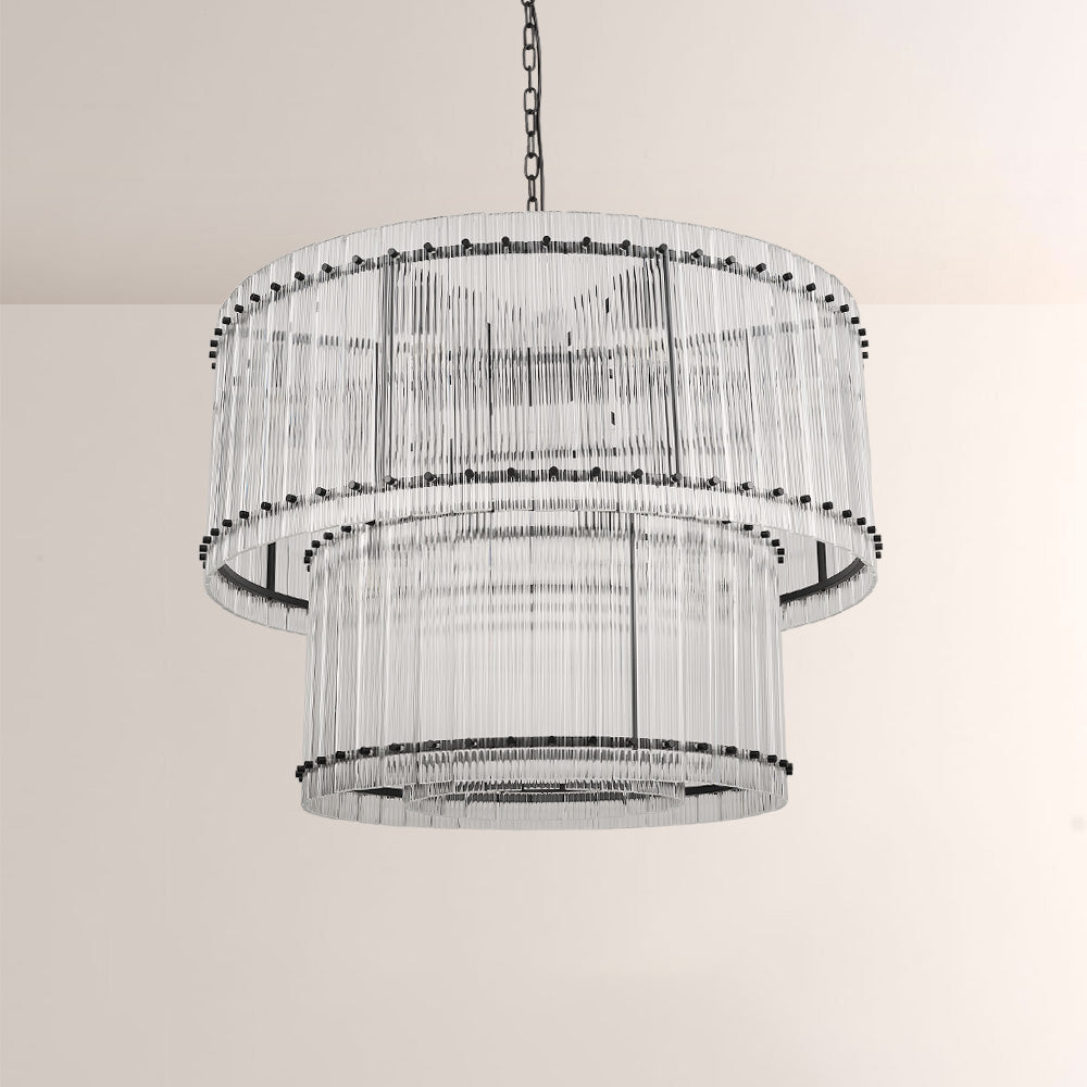 San Marco Two-tier Luxury Round Chandelier 37" - thebelacan