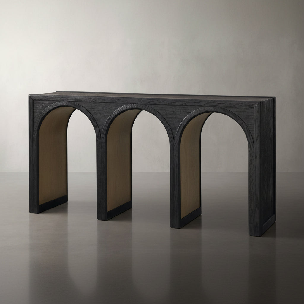 Heidi Console Table 60" 79" - thebelacan