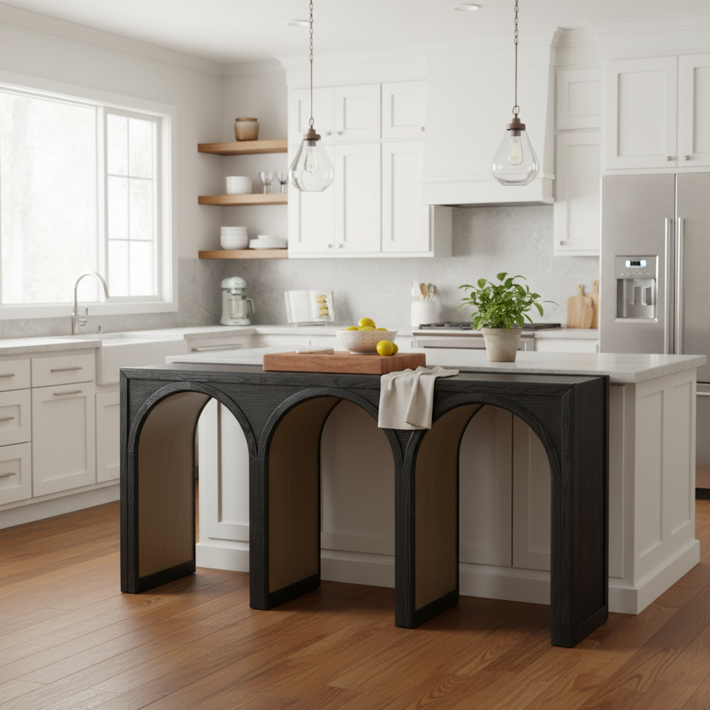 Heidi Console Table 60" 79" - thebelacan