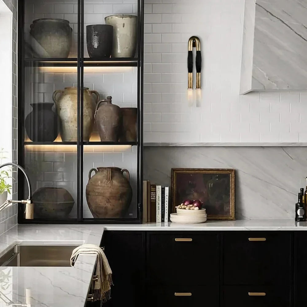 Horsehair Wall Sconce Lamp - thebelacan