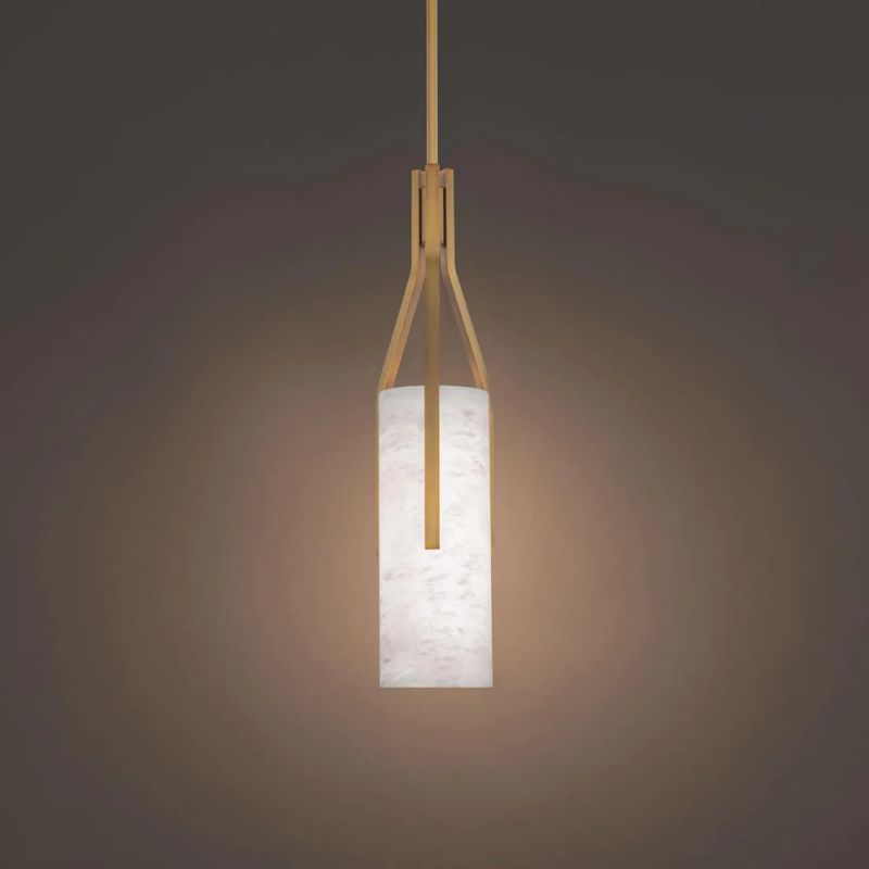 Alabaster Firenze 22in LED Pendant - thebelacan