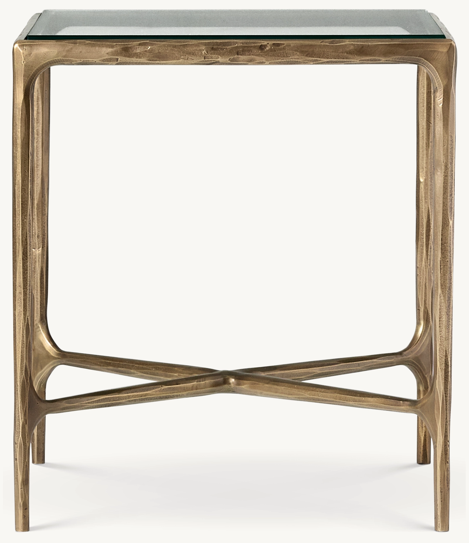 Thaddeus Glass Square Side Table