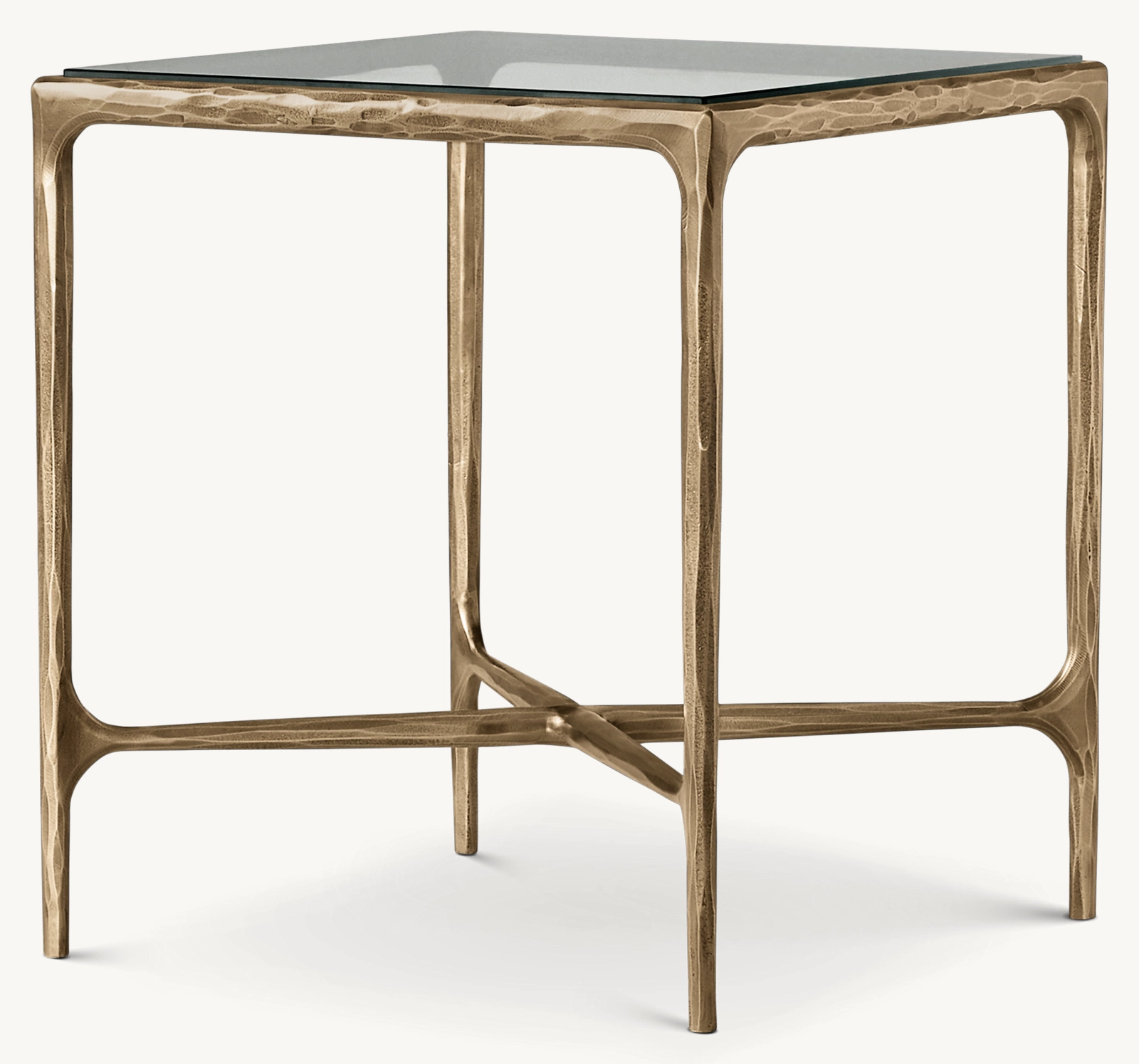 Thaddeus Glass Square Side Table