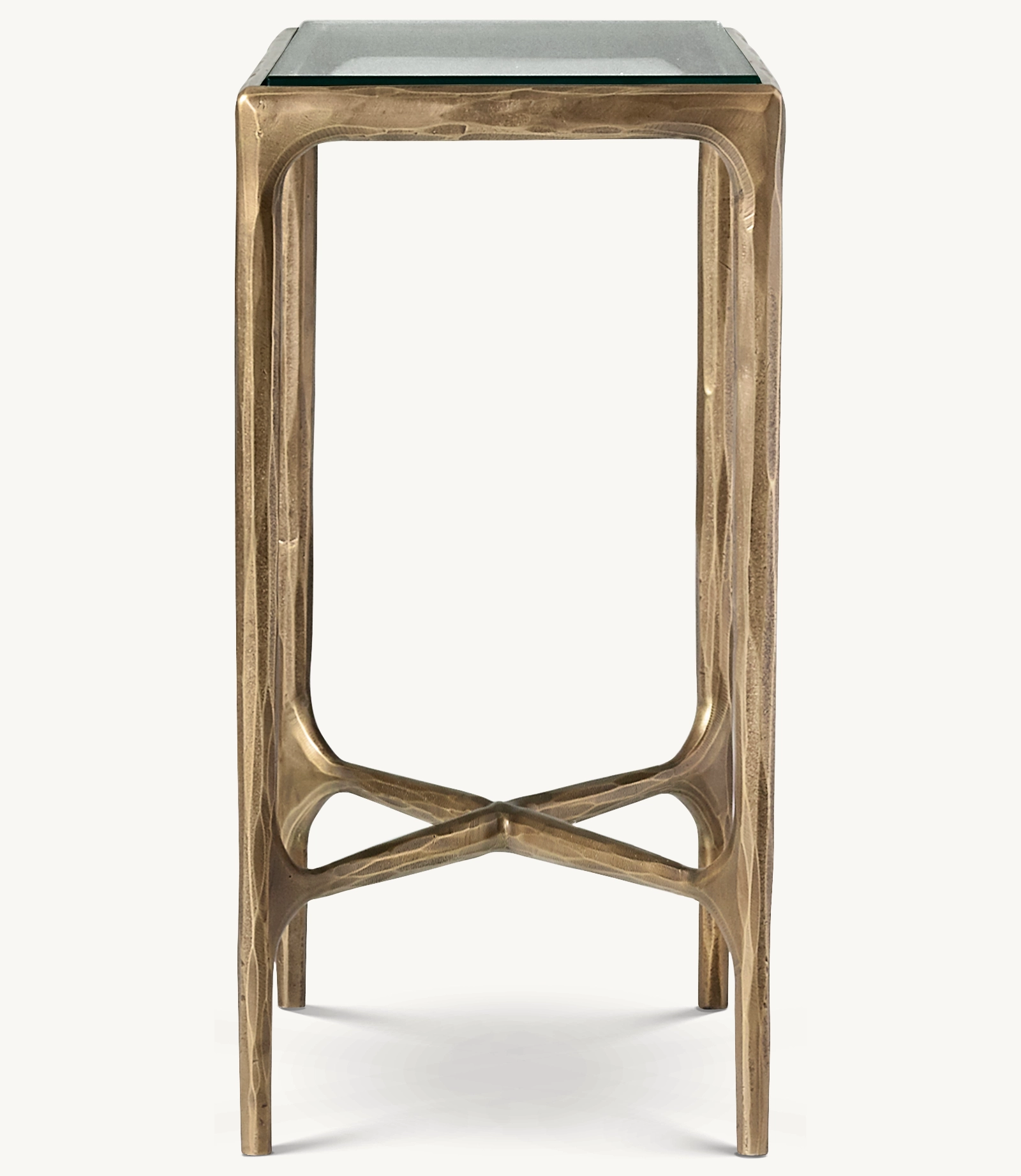Thaddeus Glass Square Side Table