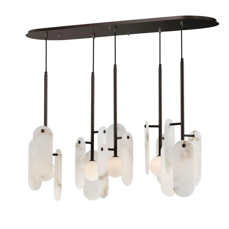 Alabaster Studio M Megalith 5-Light Pendant - thebelacan