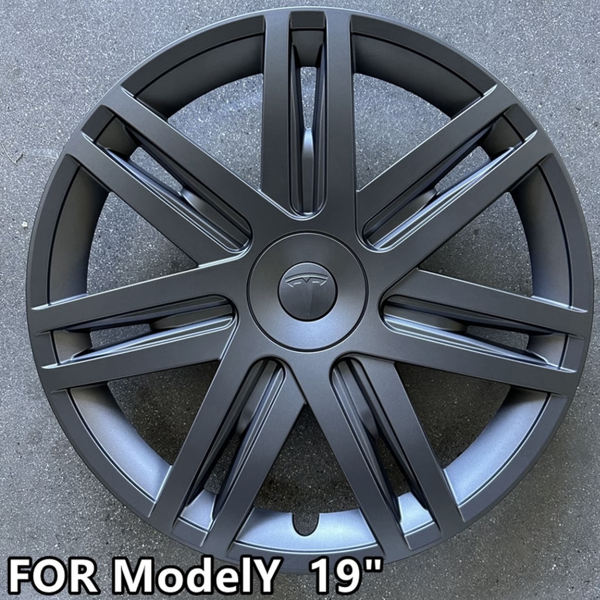 19" Wheel Hub Caps (Set of 4) for Tesla Model Y – Full Coverage Aero Wheel Covers