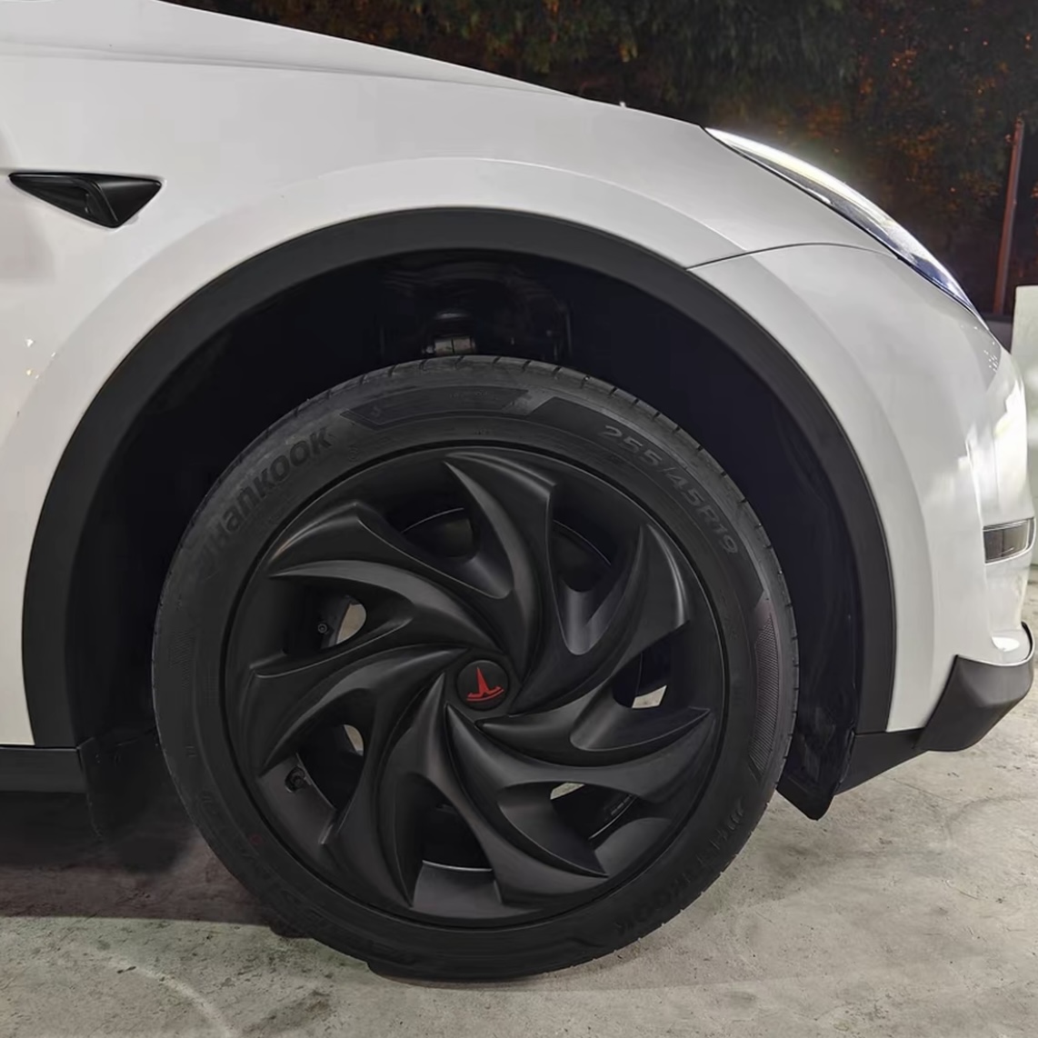 19" Wheel Hub Caps (Set of 4) for Tesla Model Y – Full Coverage Aero Wheel Covers