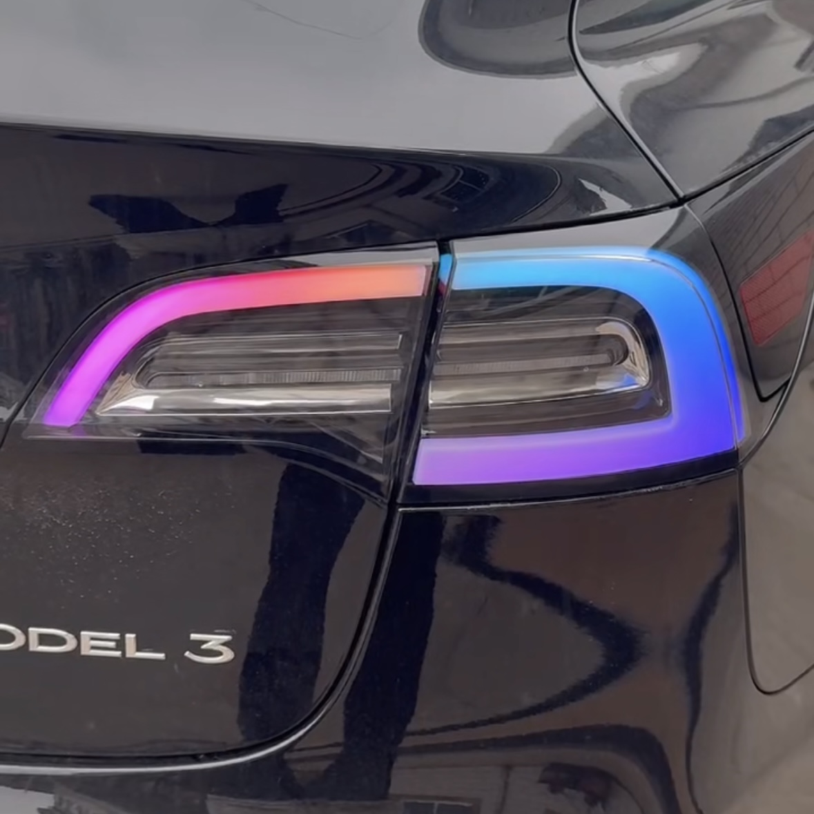 Tesla RGB Headlights & Tail Lights Kit – App-Controlled Color & Dynamic Flow for Model Y 2020 - 2024