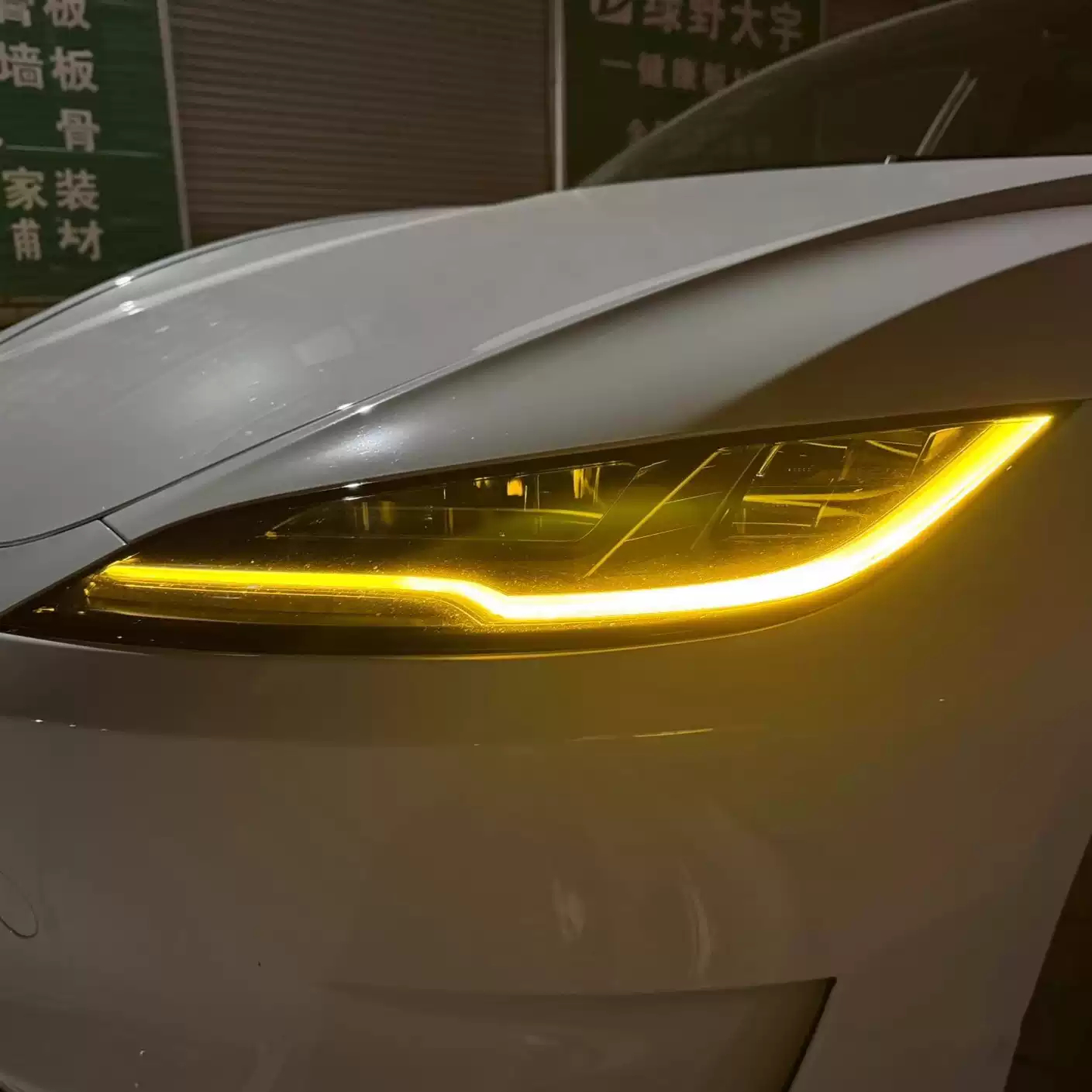 RGB LED Daytime Running Lights for Tesla Model 3 Highland (2024+) – Dynamic DRL Upgrade Kit with App Control