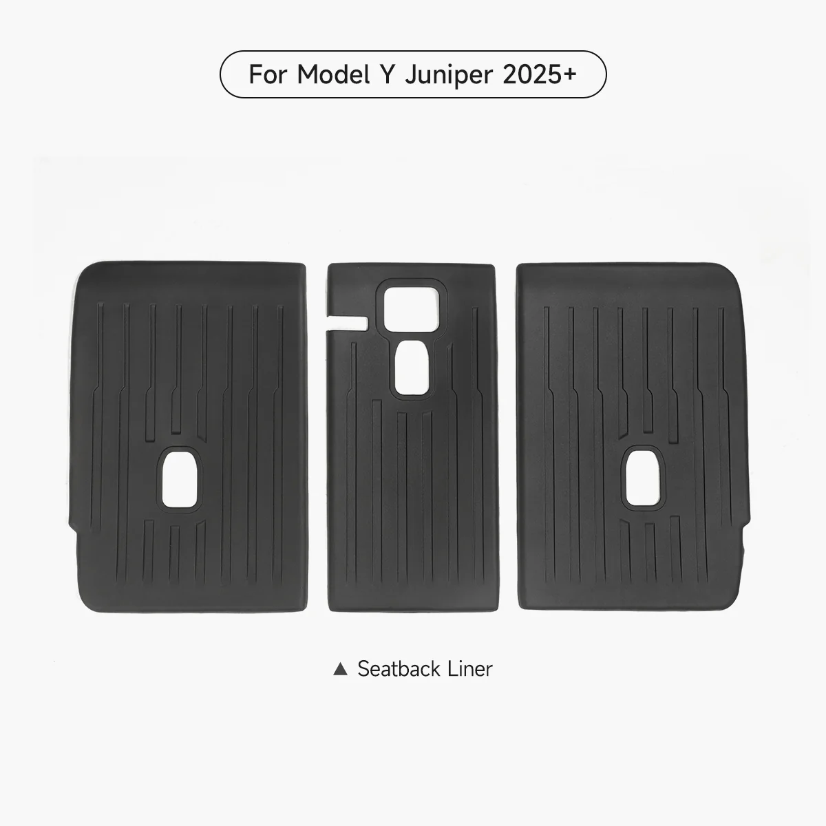 Premium All-Weather Trunk Liner with Seatback Protectors for Tesla Model Y Juniper (Full Set) – Waterproof Cargo Mat Interior Protection