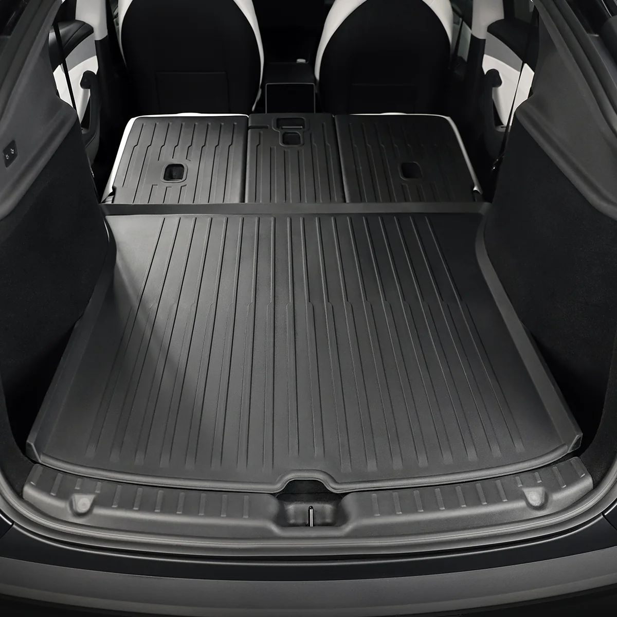 Premium All-Weather Trunk Liner with Seatback Protectors for Tesla Model Y Juniper (Full Set) – Waterproof Cargo Mat Interior Protection