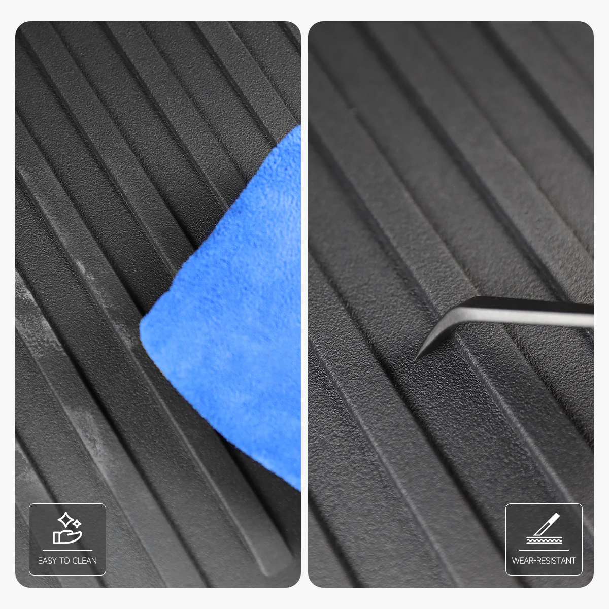 Premium All-Weather Trunk Liner with Seatback Protectors for Tesla Model Y Juniper (Full Set) – Waterproof Cargo Mat Interior Protection