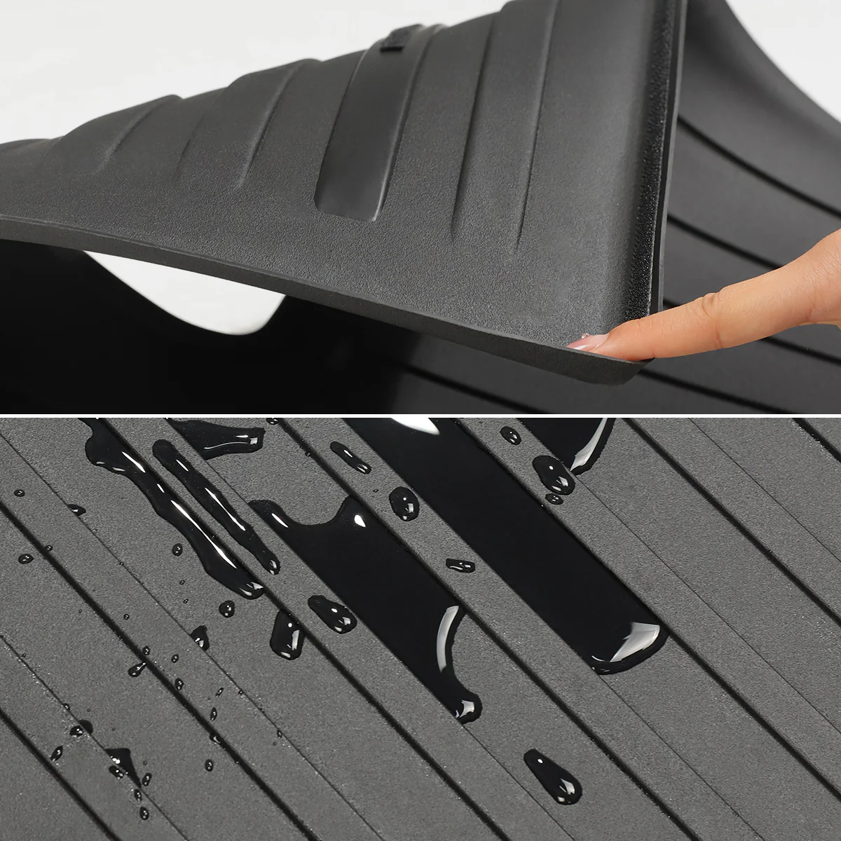 Premium All-Weather Trunk Liner with Seatback Protectors for Tesla Model Y Juniper (Full Set) – Waterproof Cargo Mat Interior Protection