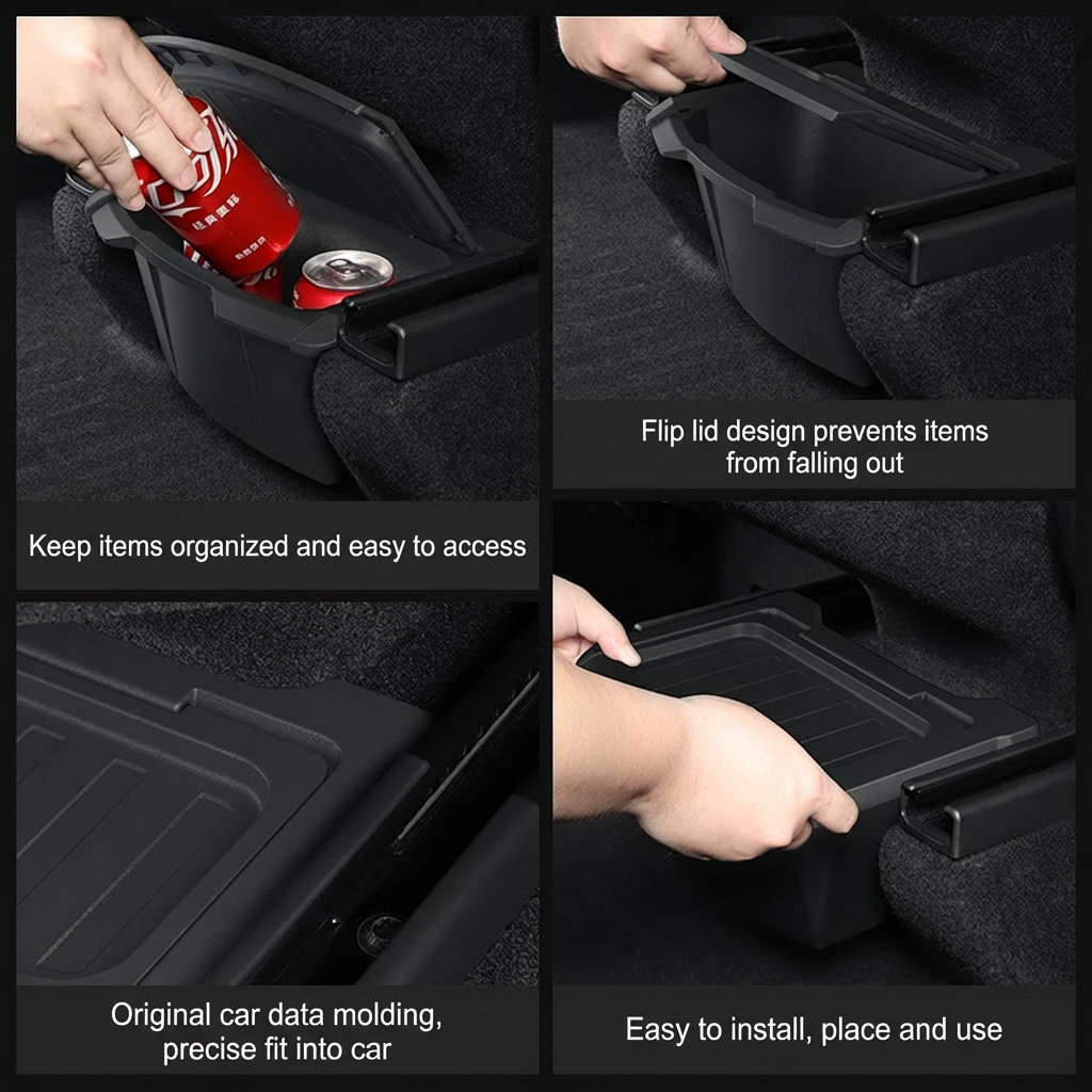 Model Y Juniper 2025+ Rear Seat Storage Box