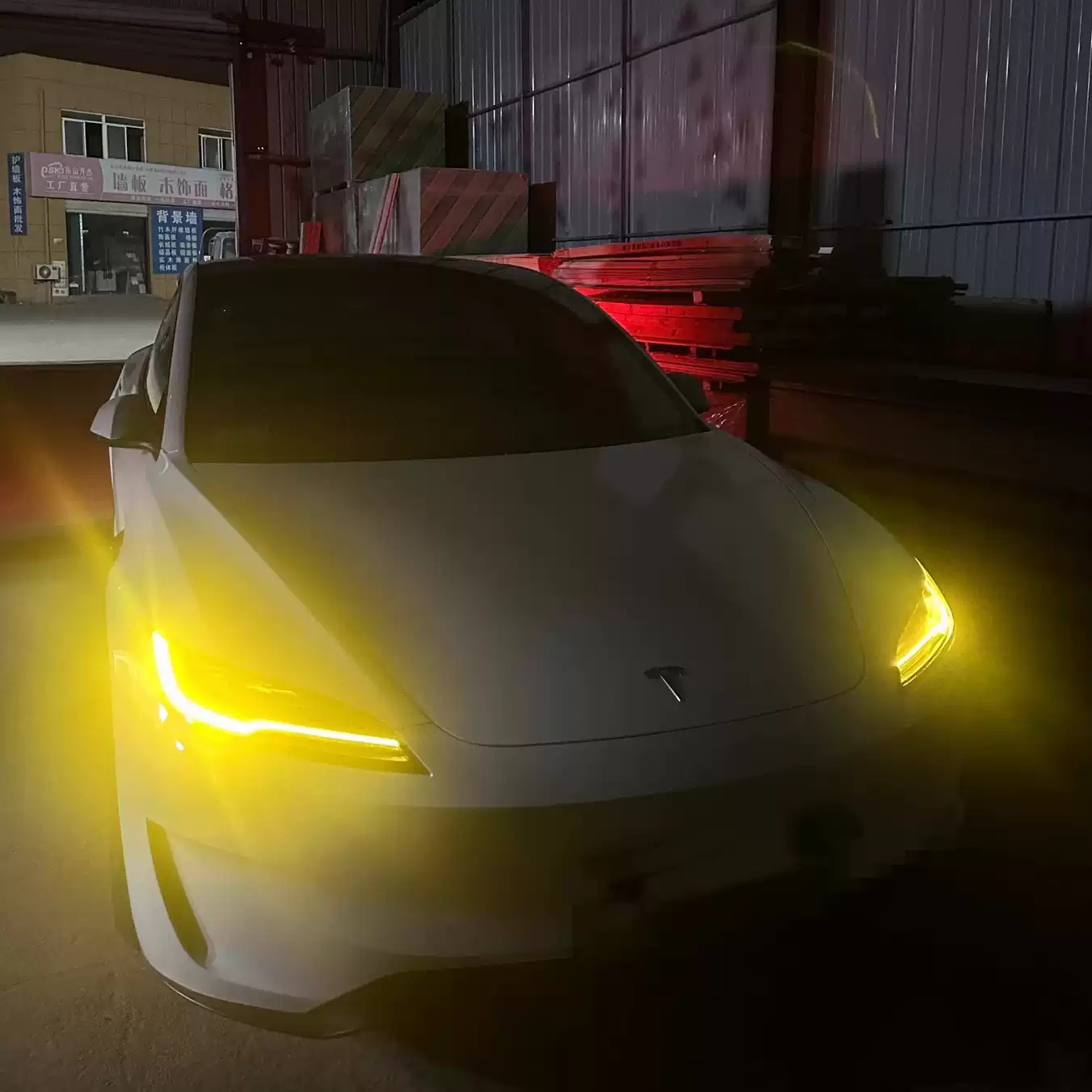 RGB LED Daytime Running Lights for Tesla Model 3 Highland (2024+) – Dynamic DRL Upgrade Kit with App Control