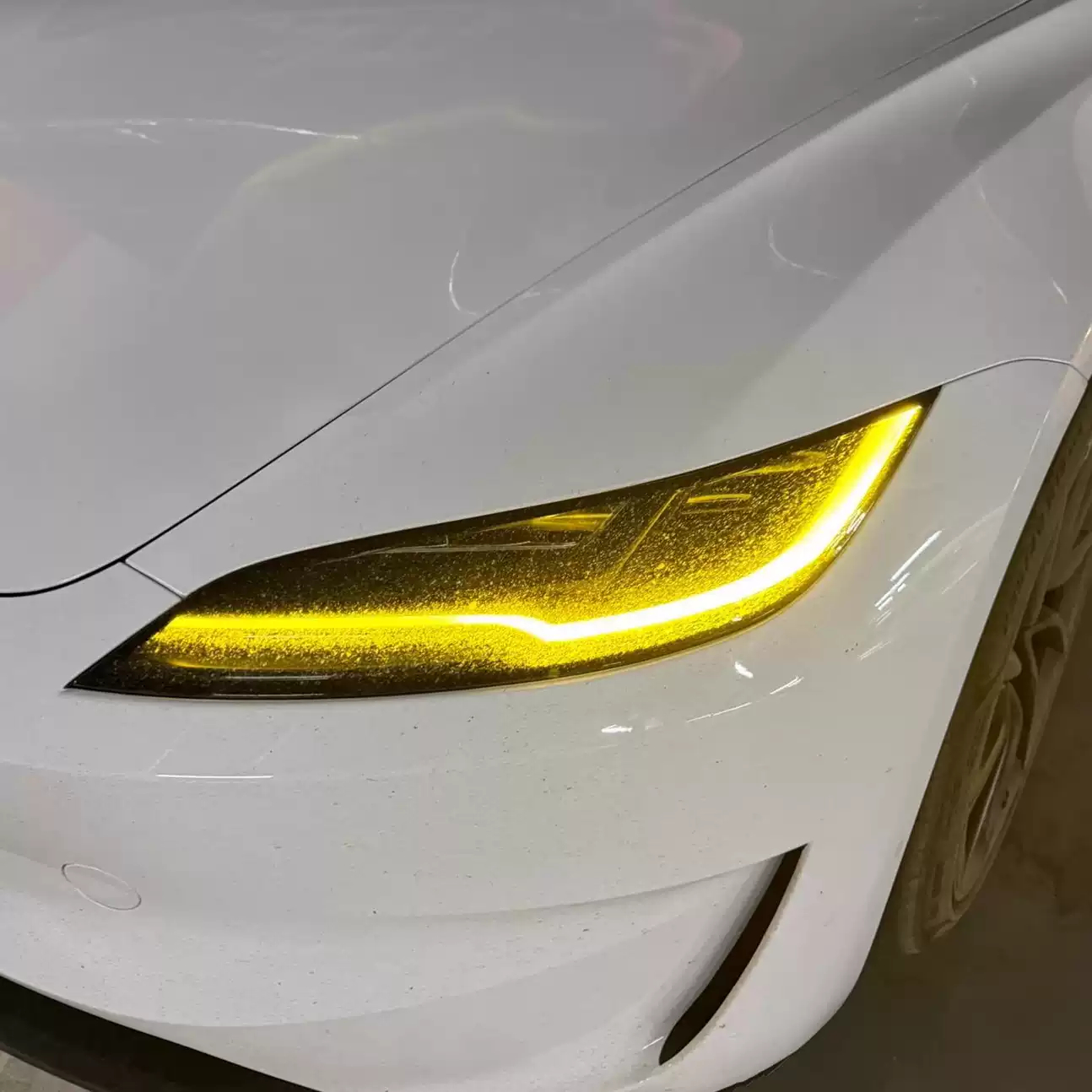 RGB LED Daytime Running Lights for Tesla Model 3 Highland (2024+) – Dynamic DRL Upgrade Kit with App Control