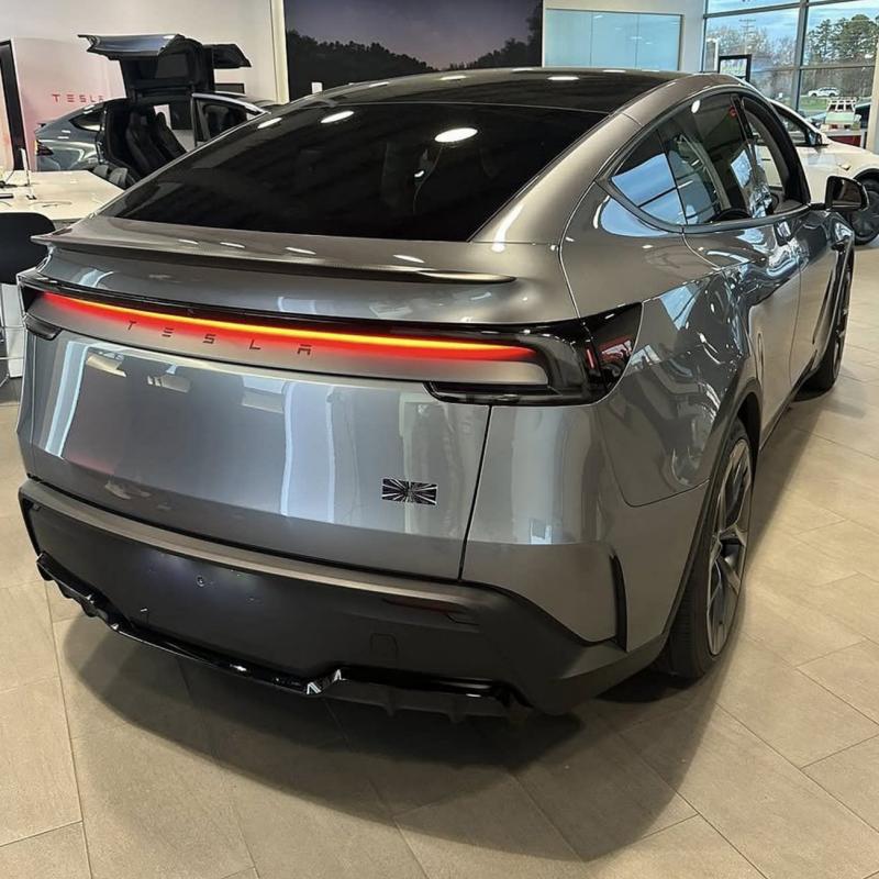 Tesla Model Y / 3/ S/ X Plaid Badge Emblem – Rear Trunk Logo Sticker, Performance Style Exterior Upgrade