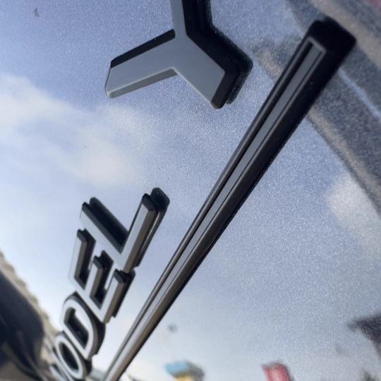 Tesla Model Y / Model YL / Model 3 Plaid Badge Emblem – Rear Trunk Logo Sticker, Performance Style Exterior Upgrade