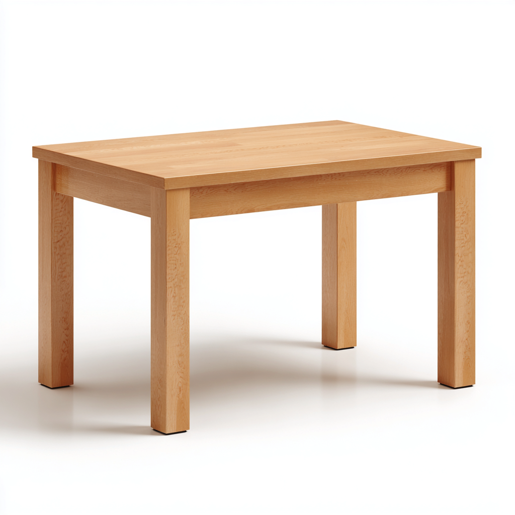 Scrivania in legno 120x70x75 cm - rovere chiaro - adatta per ufficio - design essenziale-Oakupmart