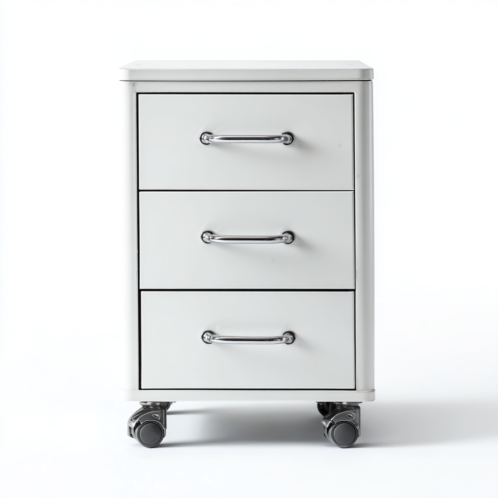 Armadio per ufficio in metallo 40x45x60 cm - bianco - adatto all ufficio - design mobile-Oakupmart