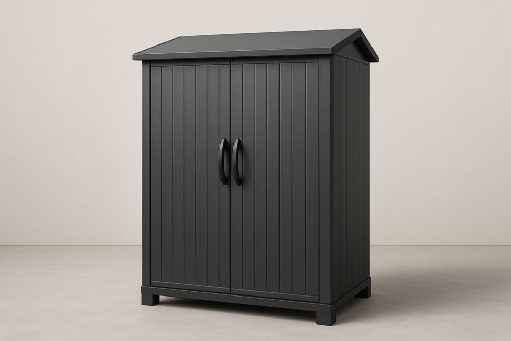 Armoire de Rangement Extérieure en Plastique Anthracite