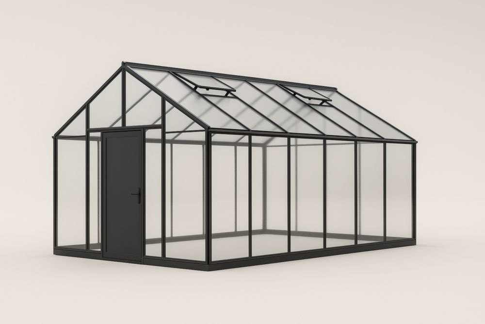 Serre de Jardin en Aluminium et Verre Trempé