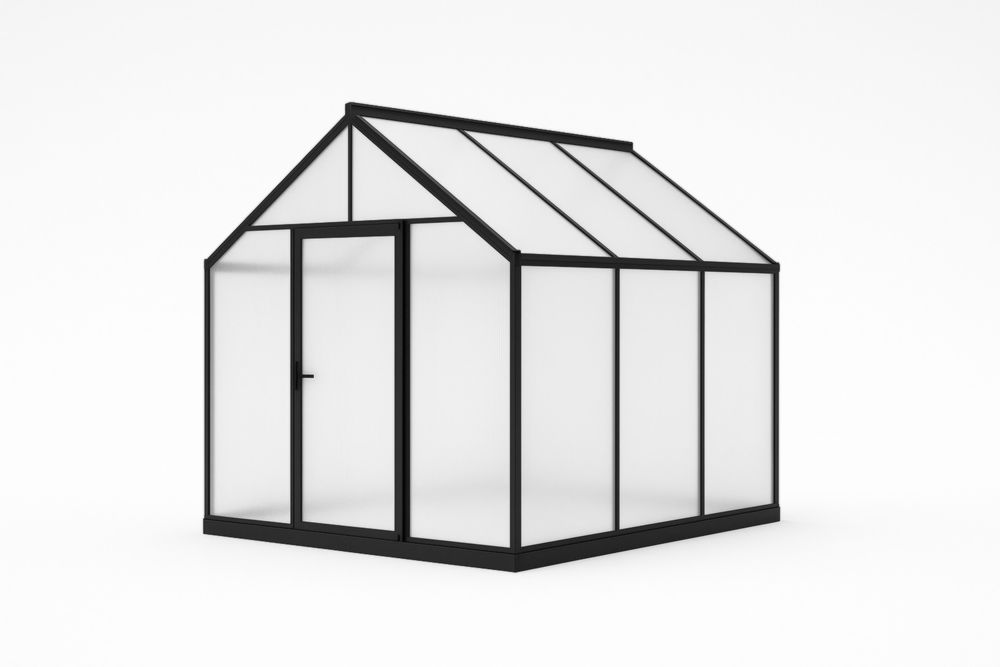 Serre de jardin en aluminium 300x200x250 cm en polycarbonate