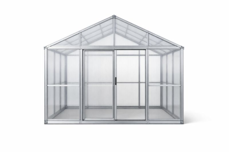 Serre de Jardin en Aluminium et Polycarbonate