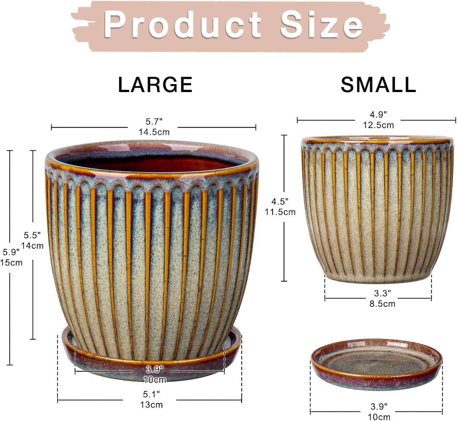 Ceramic Pots for Indoor Plants