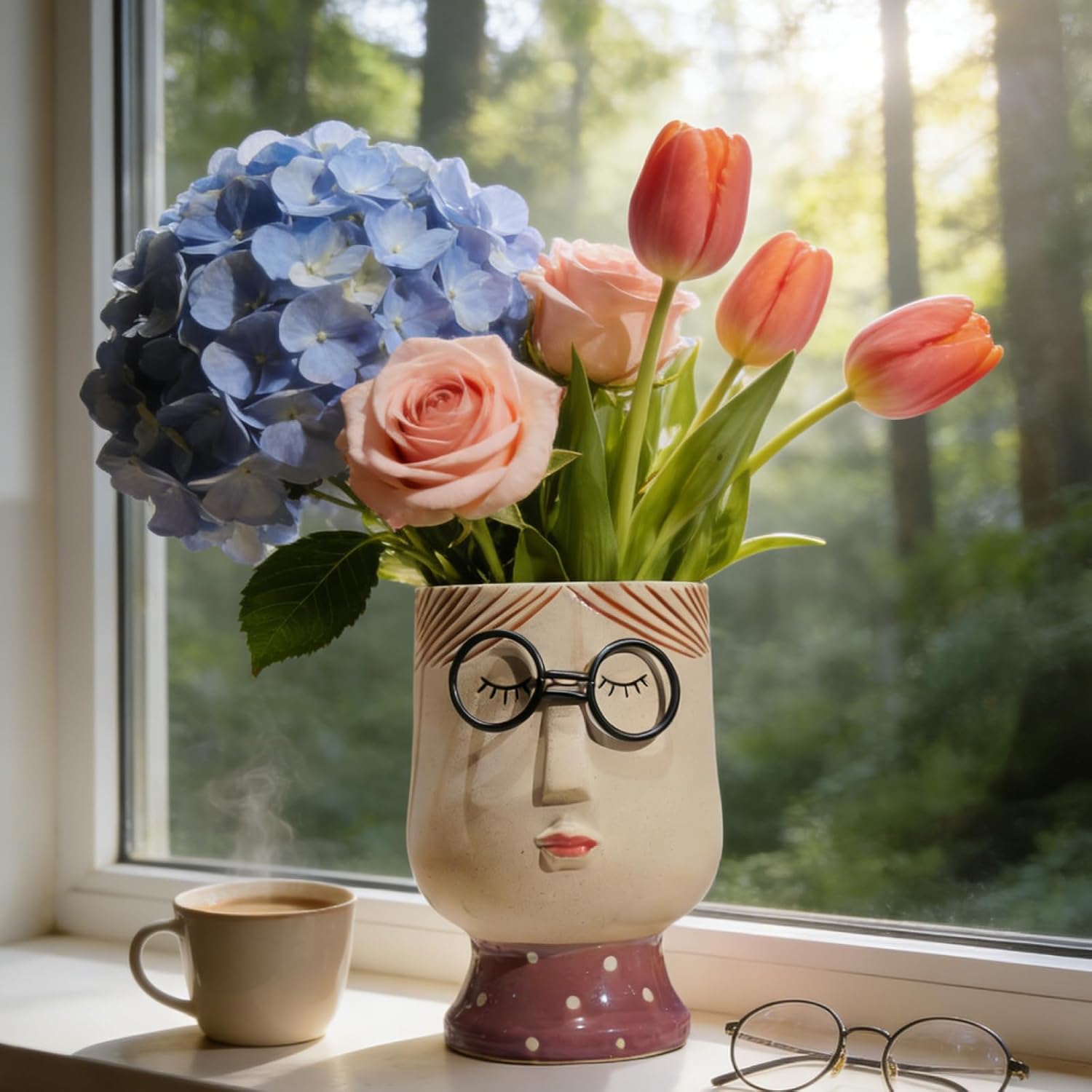 Large Face-Planter for Indoor Plants