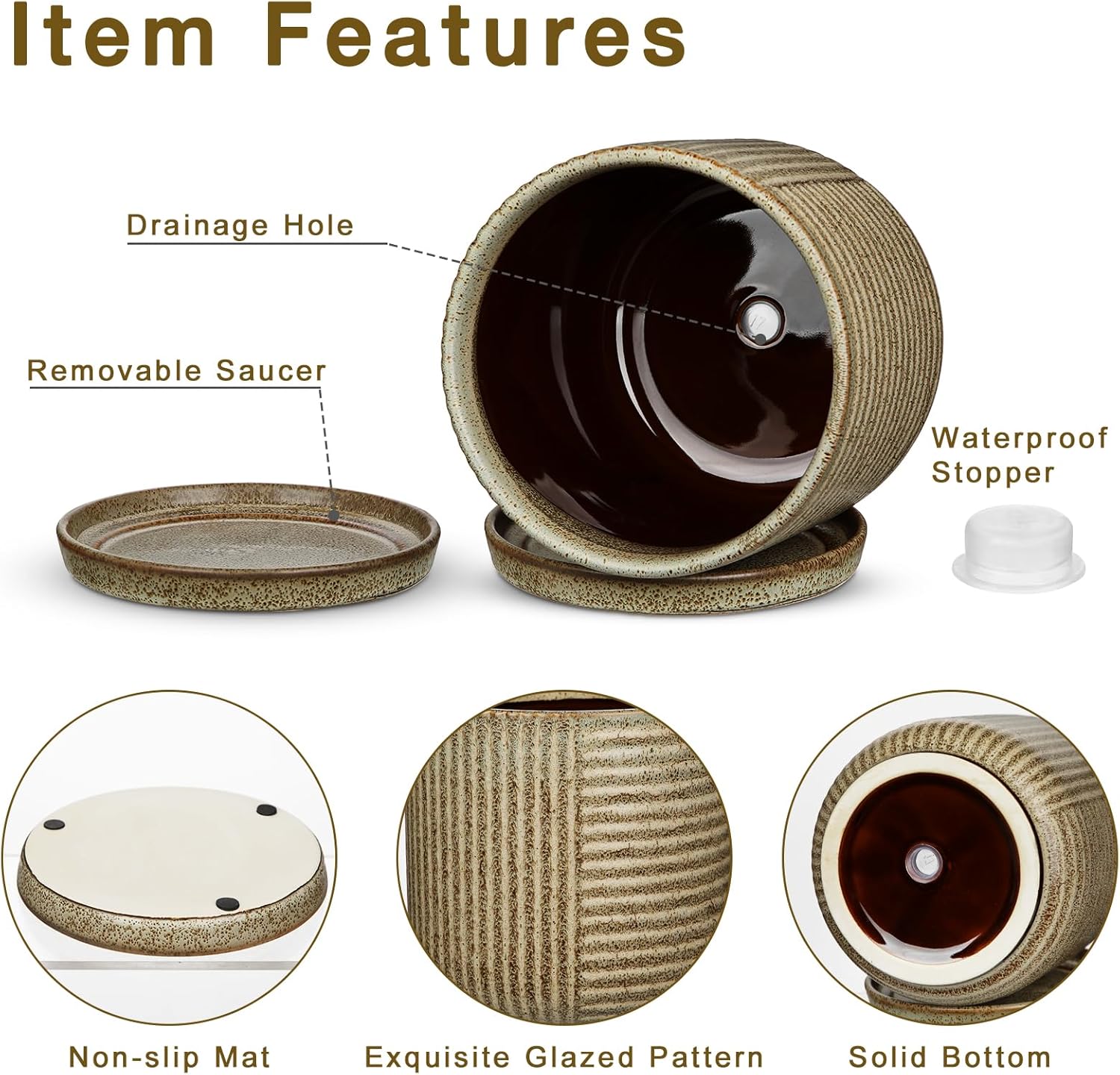 Ceramic Pots for Indoor Plants