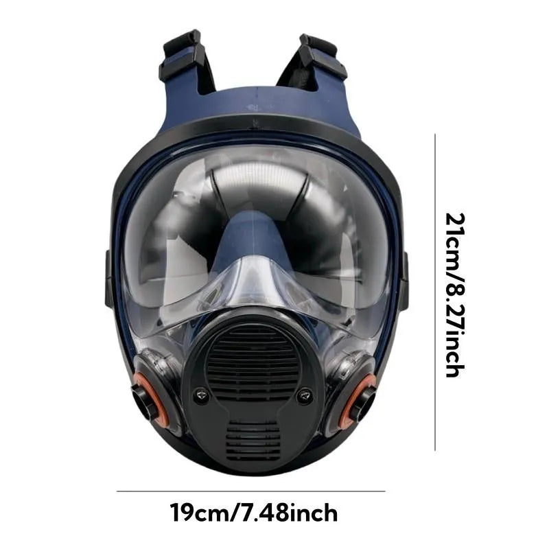 Coocoe Reusable Anti Fog Full Face Respirator Mask