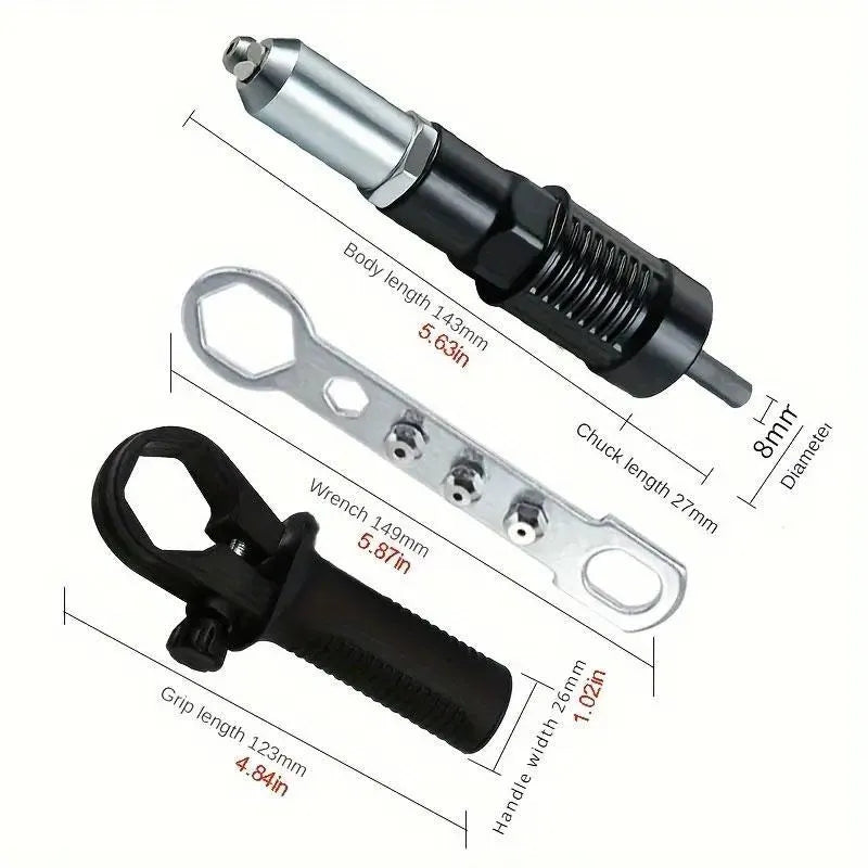 Coocoe Electric Drill Rivet Gun Adapter