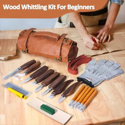 Coocoe Wood Carving Knife Set