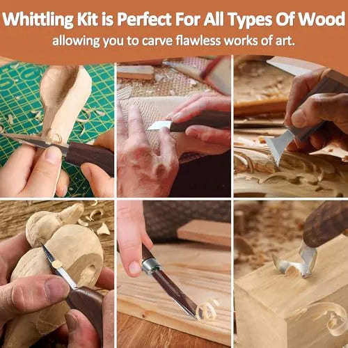 Coocoe Wood Carving Knife Set