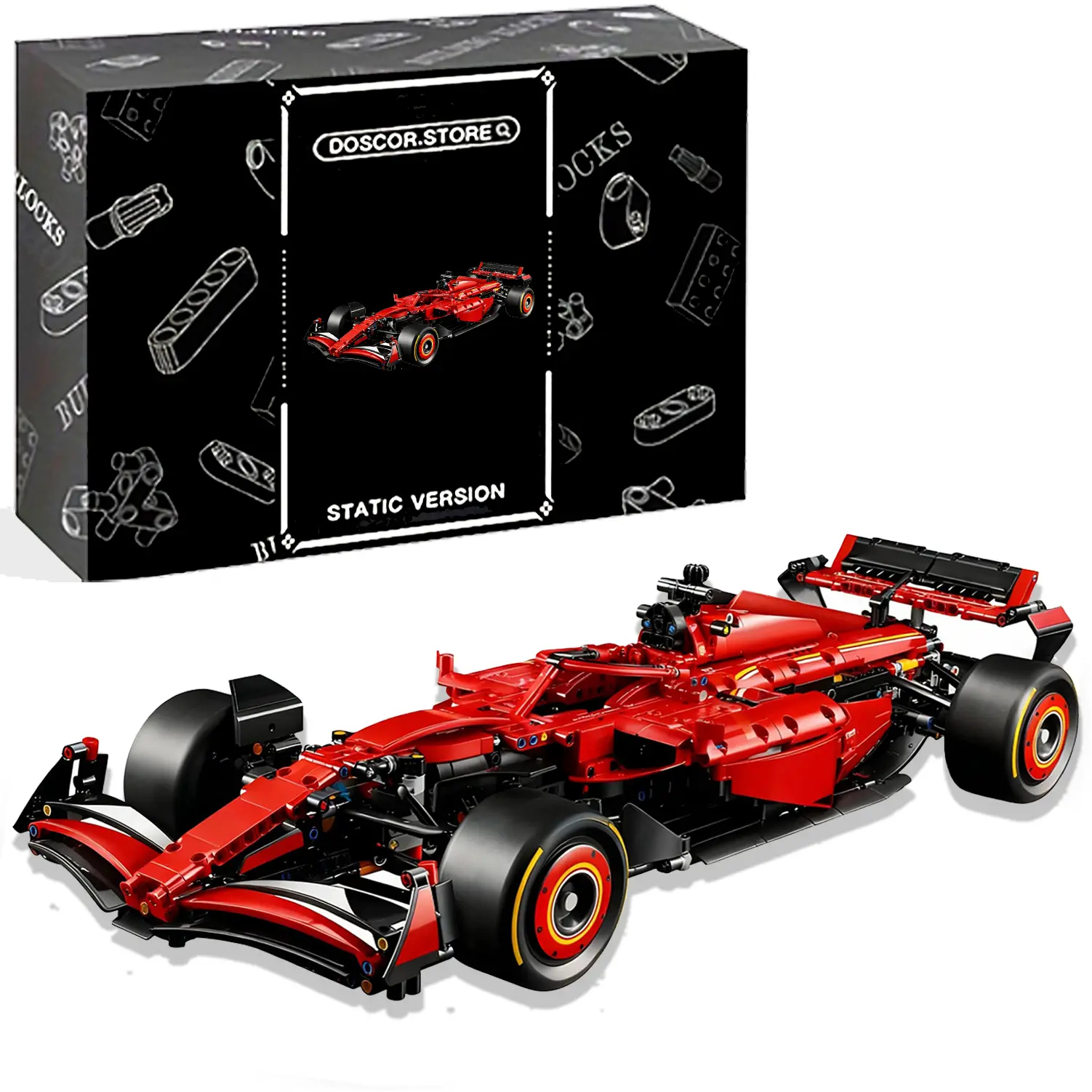1:8 Model Car Kit - 24 inches long Building Set for Adults, Ages 18+ with Realistic Features - Gift for Birthdays - Gift for Christmas