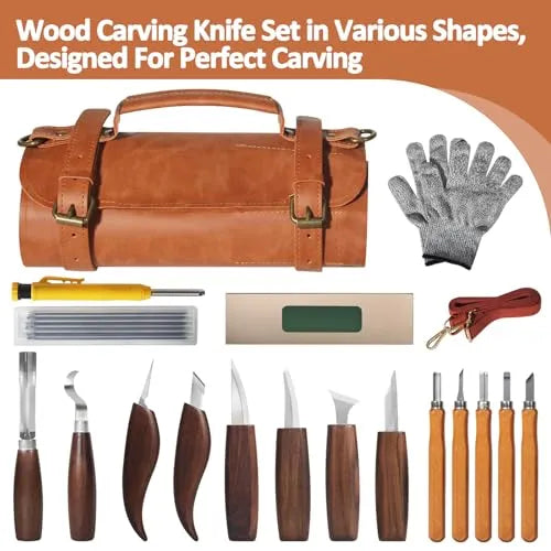 Coocoe Wood Carving Knife Set