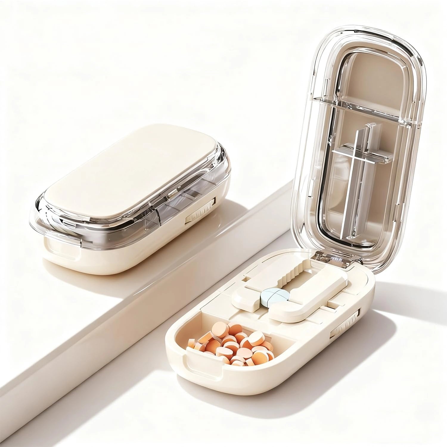 Coocoe Adjustable Precision Pill Cutter Splitter