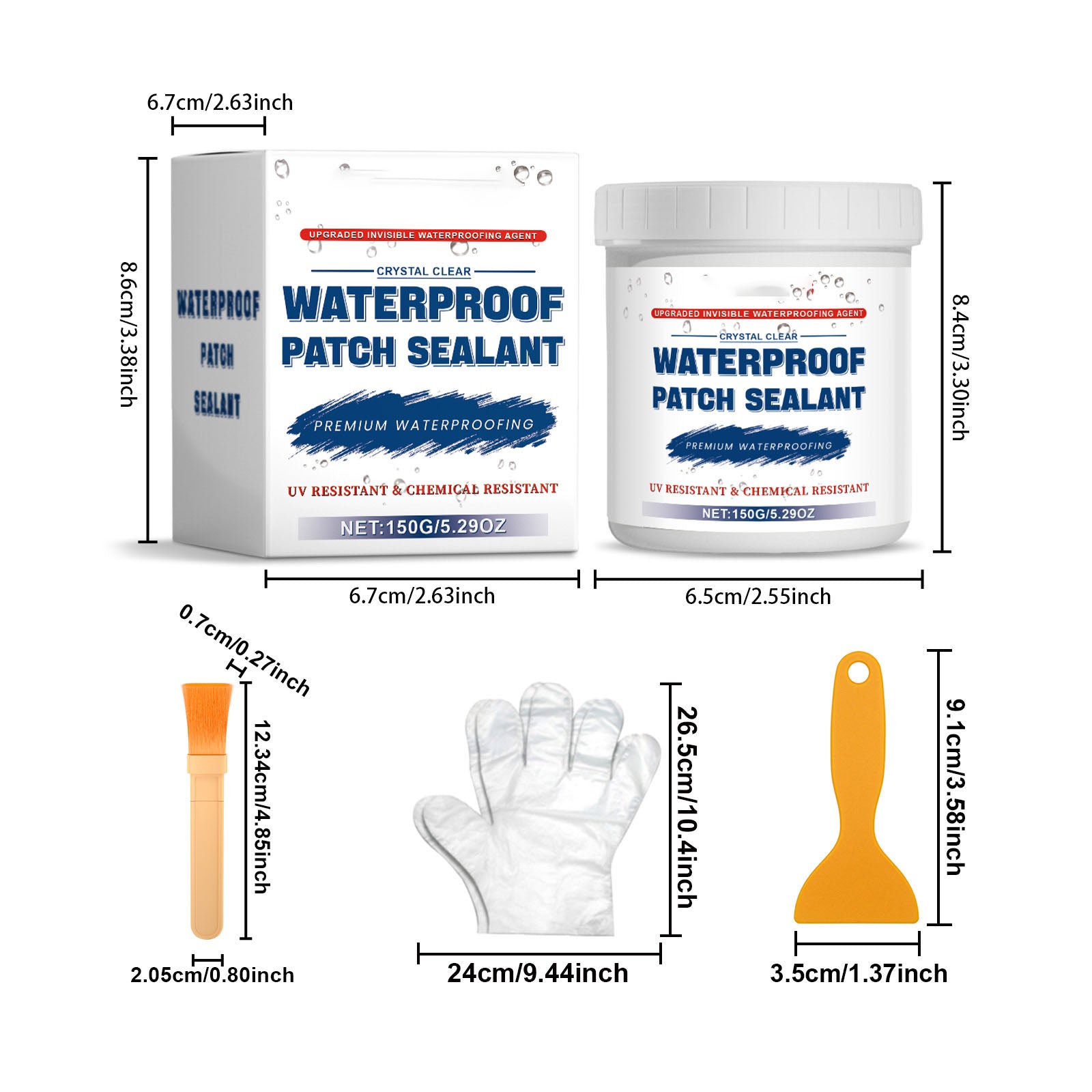 Coocoe Highly Effective Clear Waterproof Coating Kit