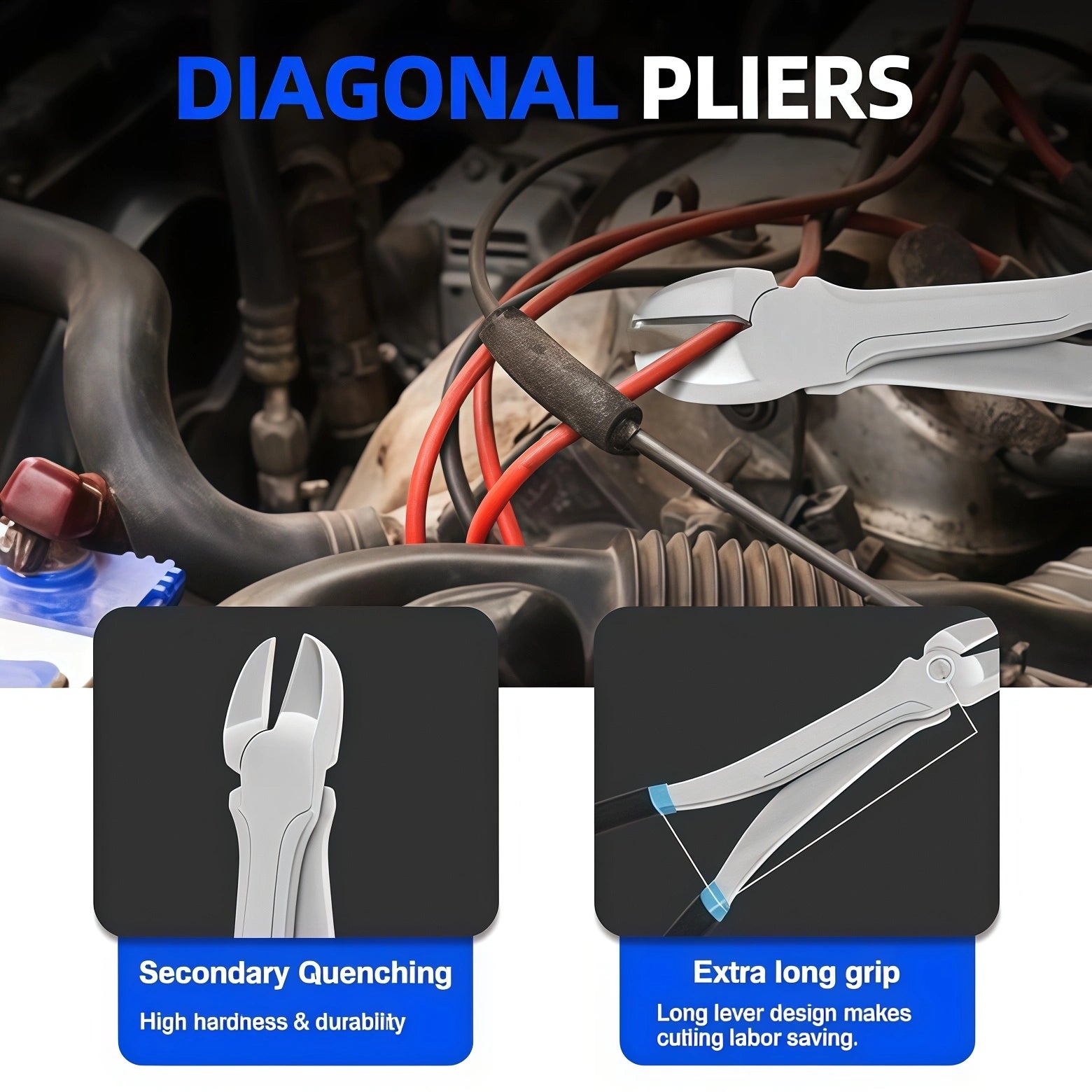 Coocoe Extra Long Precision Needle Nose Pliers Set