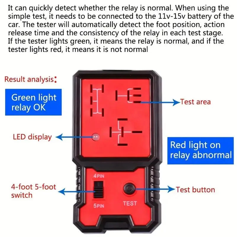 Coocoe Professional Portable Automotive Circuit Tester Tool
