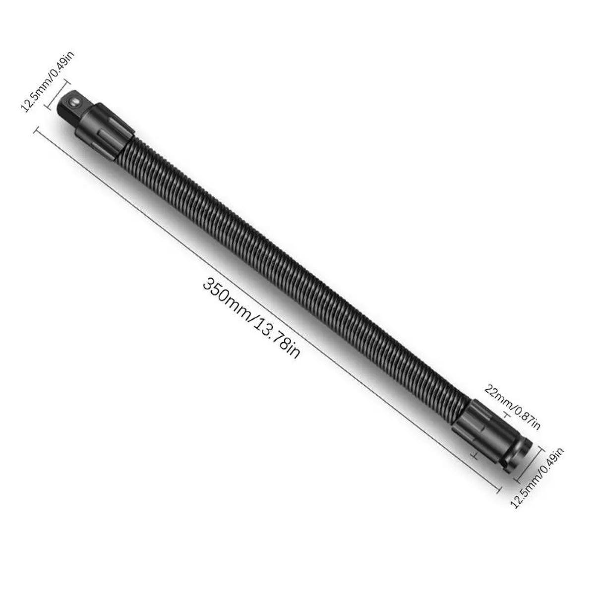 Coocoe 1/2 Flexible Shaft Extension Extender Torque Socket
