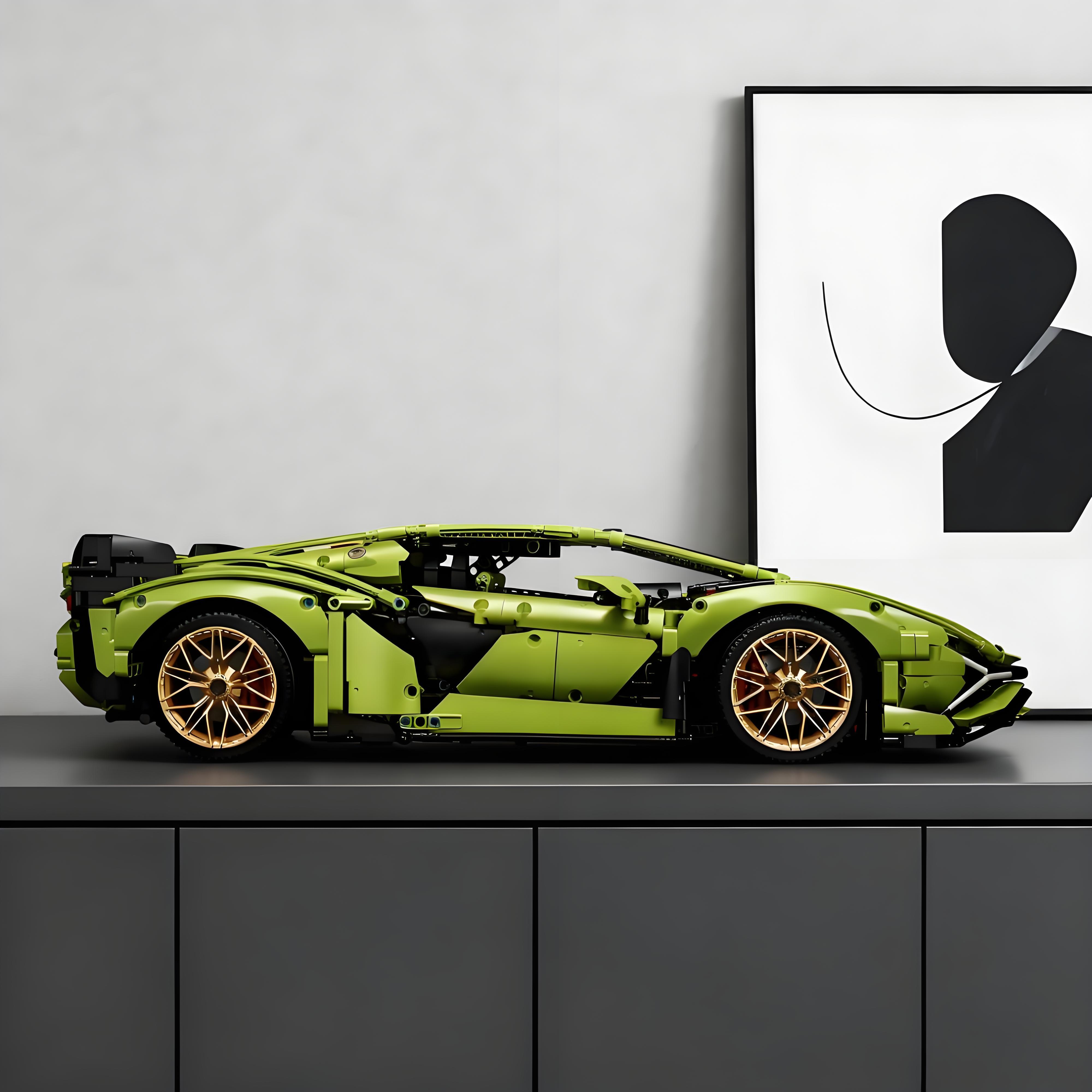 3696 Pieces Technic Sets for Adults - 1:8 scale Building car,  23.4 inches, Detailed Model Car Kit for Men & Women, Ages 18+ Years - Display in Room as Decor