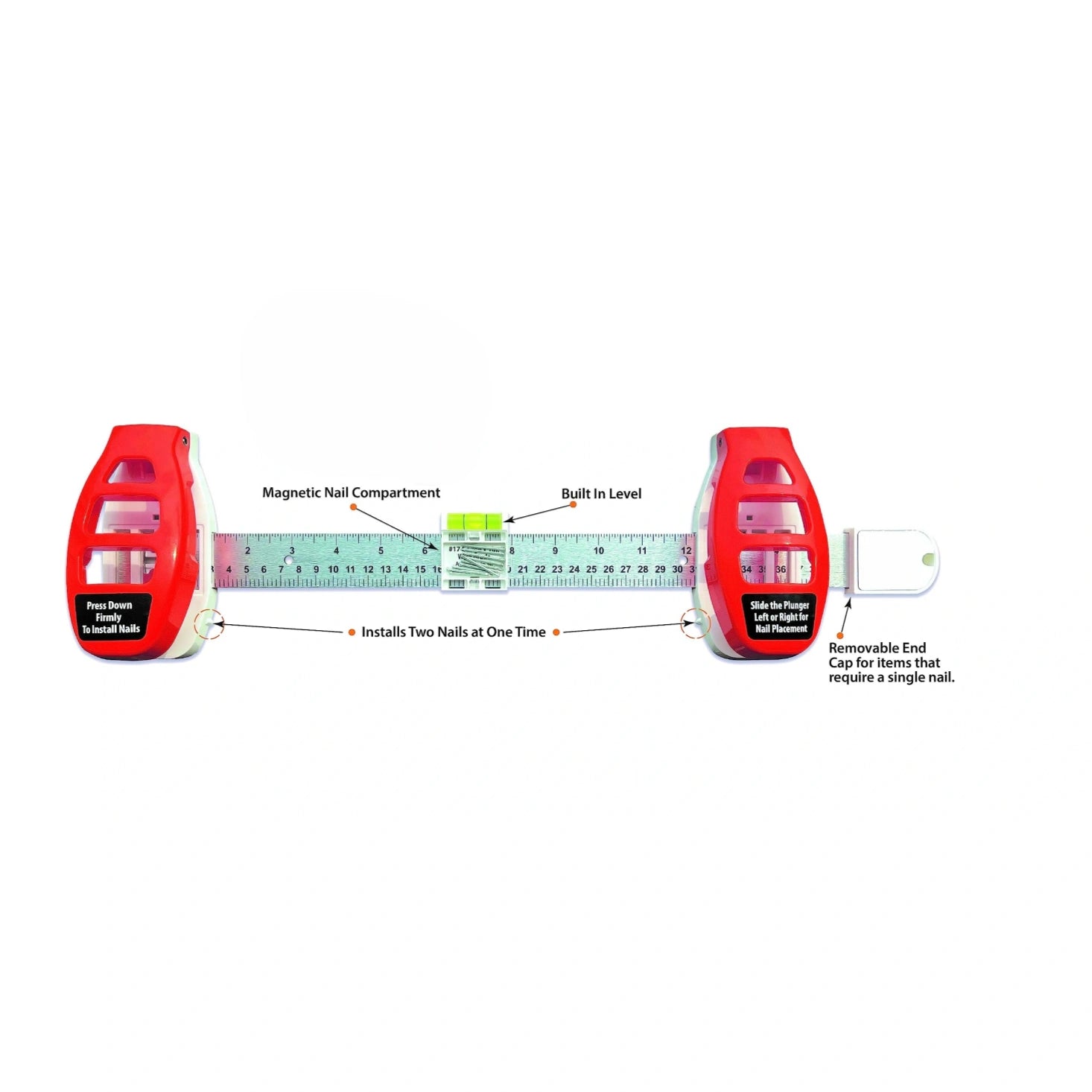 Coocoe All-in-One Measuring & Leveling Picture Hanging Tool