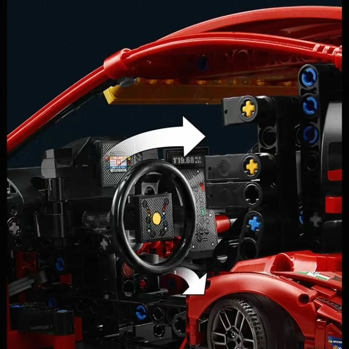 1:10 Technic Champion GT Series Sports Race Car Exclusive Collectible Model